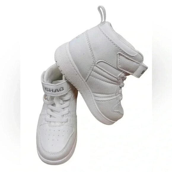 Shaq All White High Top Sneakers Size 9 - Picture 1 of 8